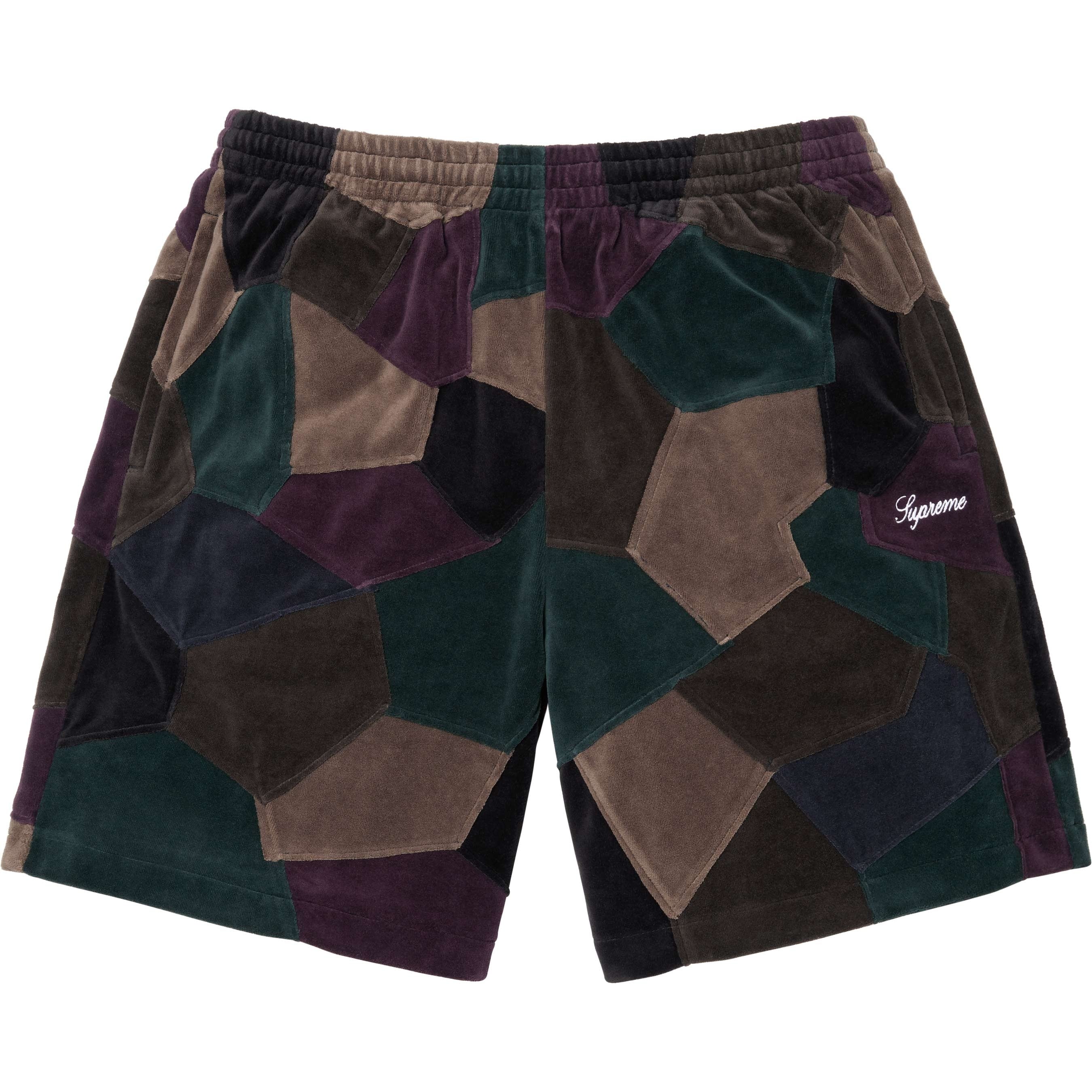 Patchwork Velour Short view 5